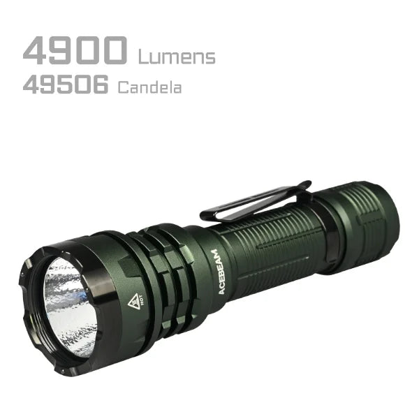DEFENDER P17 DARK GREEN Tactical flashlight
