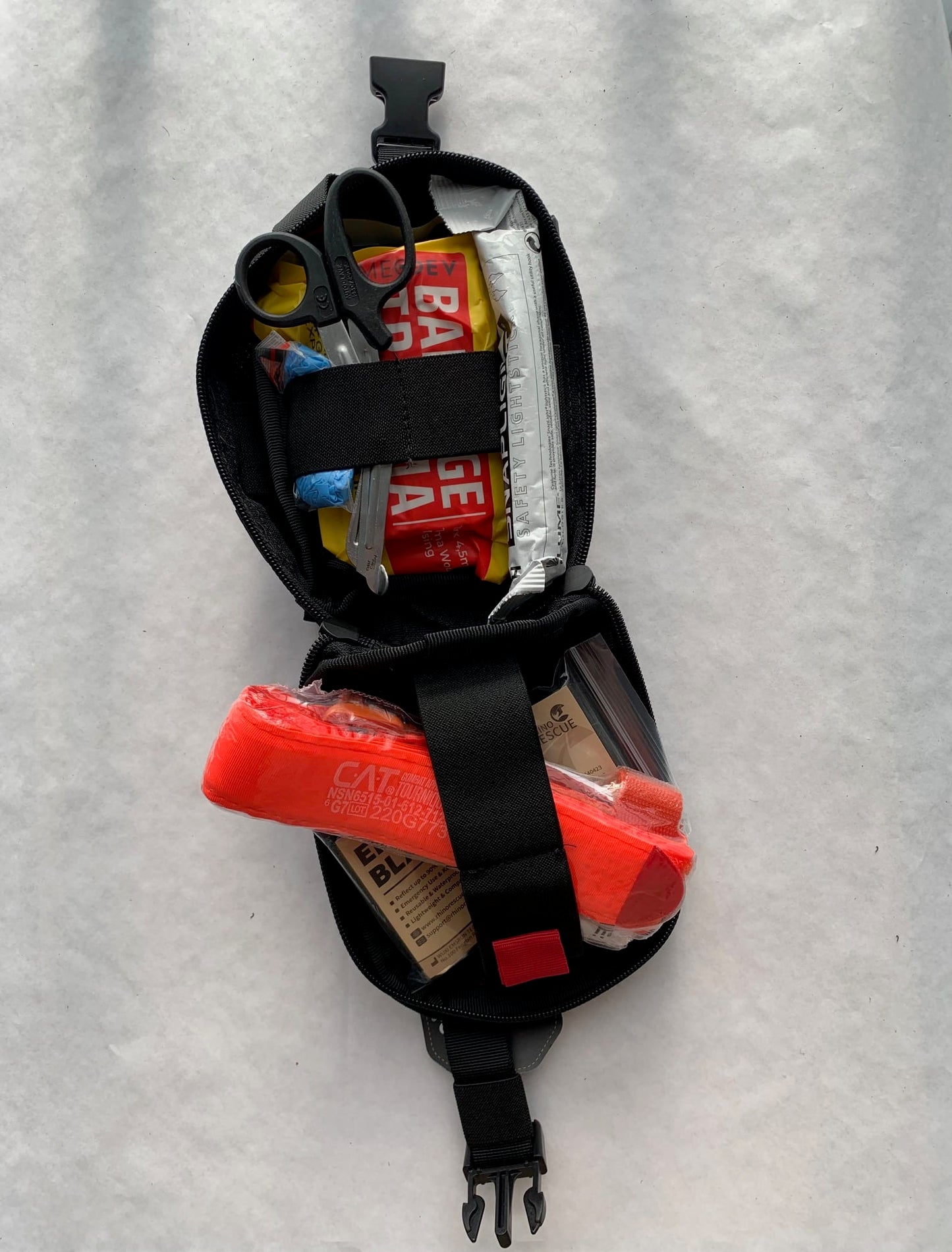 Condor Rip-Away IFAK – Black (with CAT)