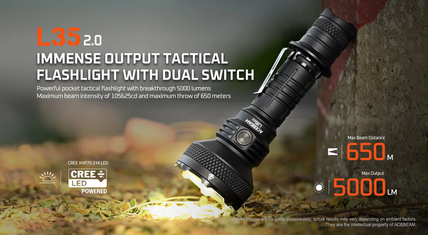 L35 2.0 Tactical Duty Flashlight