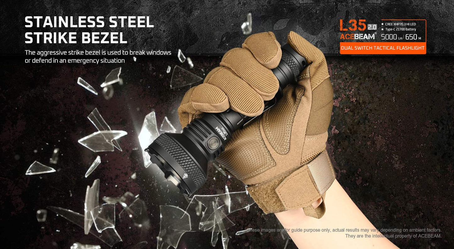 L35 2.0 Tactical Duty Flashlight