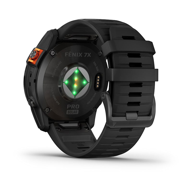 fēnix® 7X Pro – Solar Edition
Slate Gray with Black Band (built in flashlight)