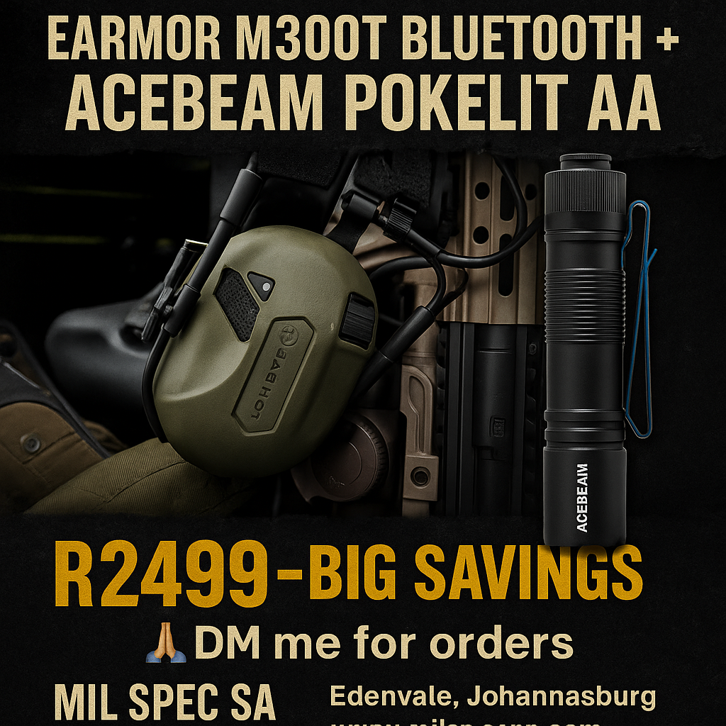 (SALE) EARMOR M300T + ACEBEAM POKELIT AA