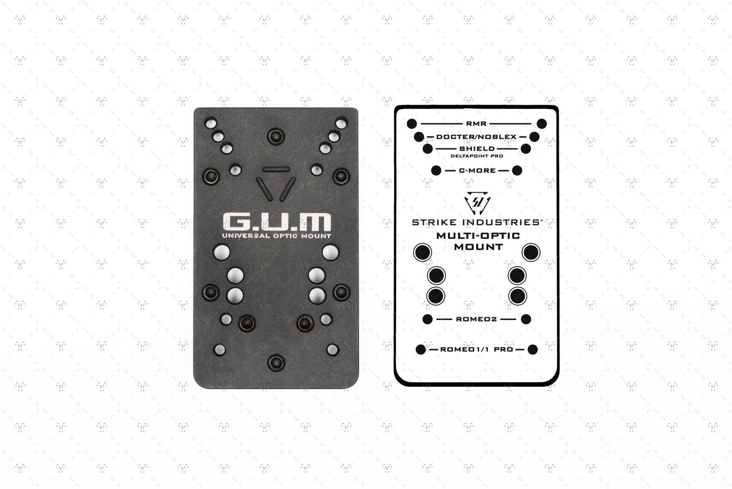 STRIKE INDUSTRIES G.U.M. UNIVERSAL (OPTICS) MOUNT FOR GLOCK VERSION 2