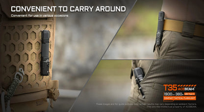 T35 Compact Tactical Flashlight