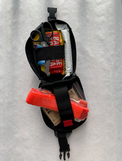 Condor Rip-Away IFAK – Black (with CAT)
