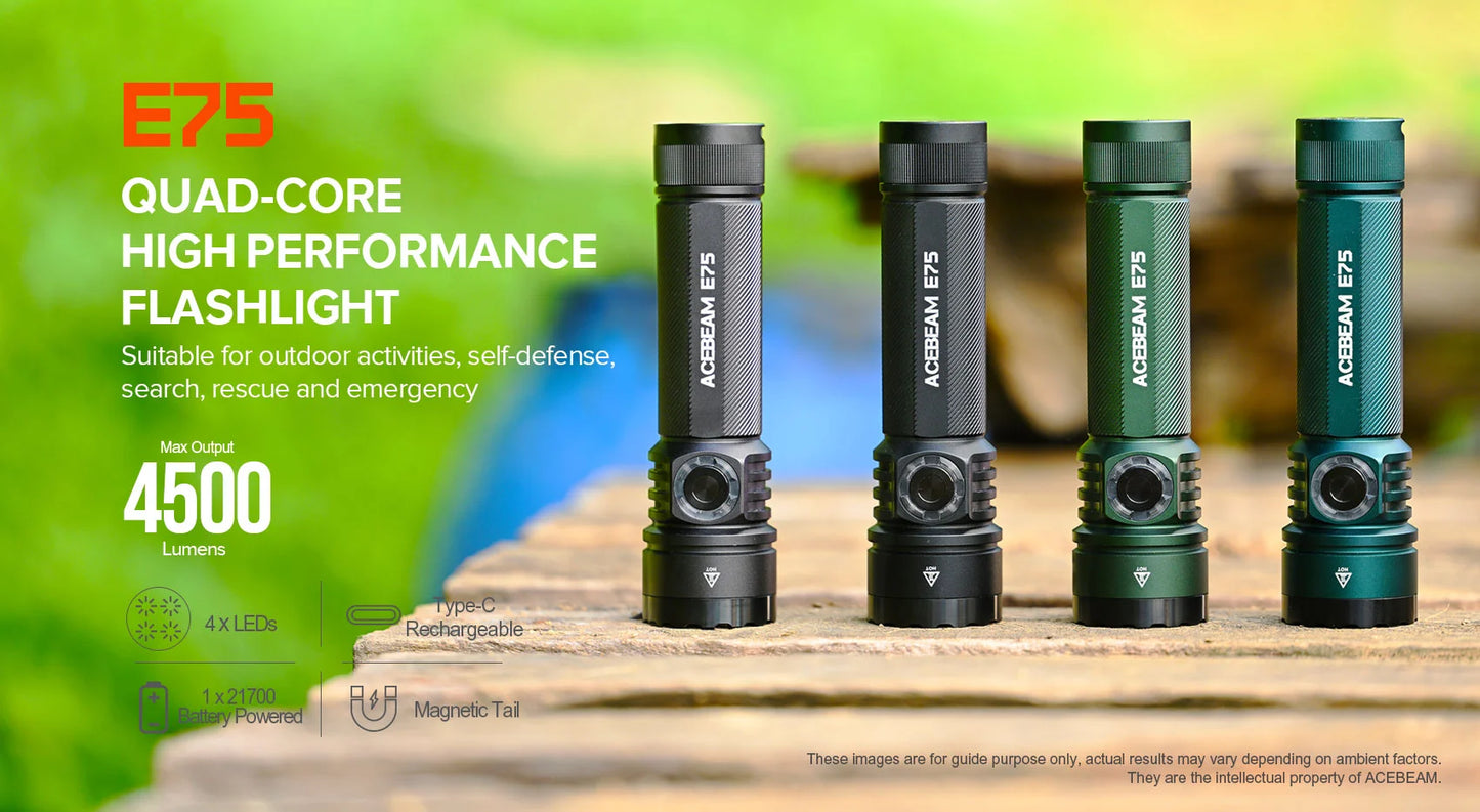 E75 High-performance Flashlight