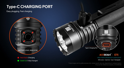 E75 High-performance Flashlight