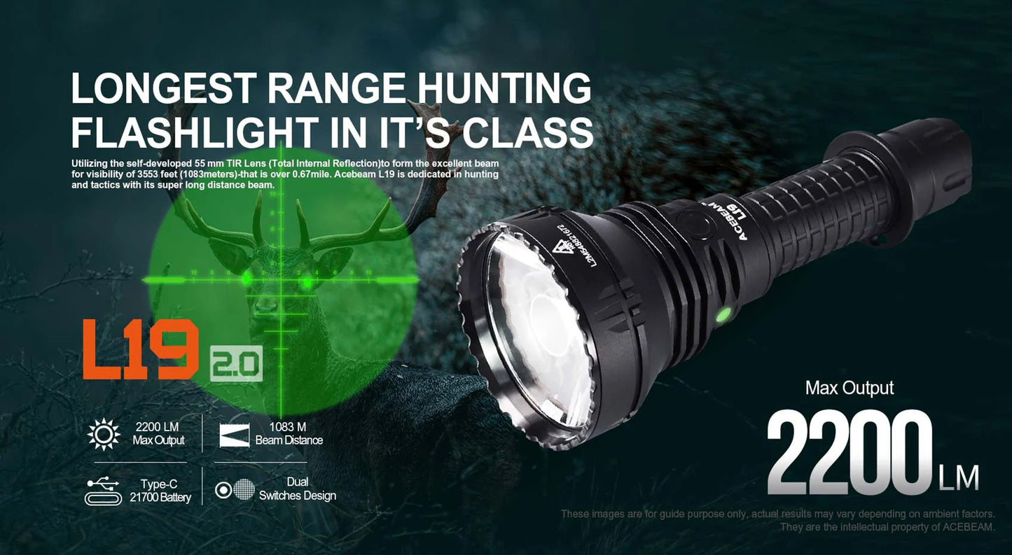 L19 2.0 Long Range Flashlight