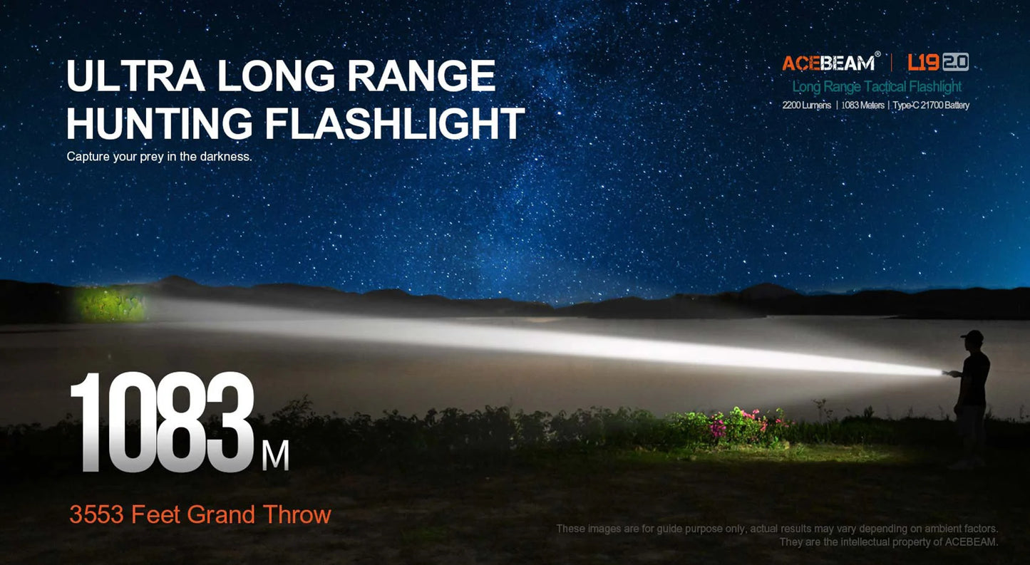 L19 2.0 Long Range Flashlight